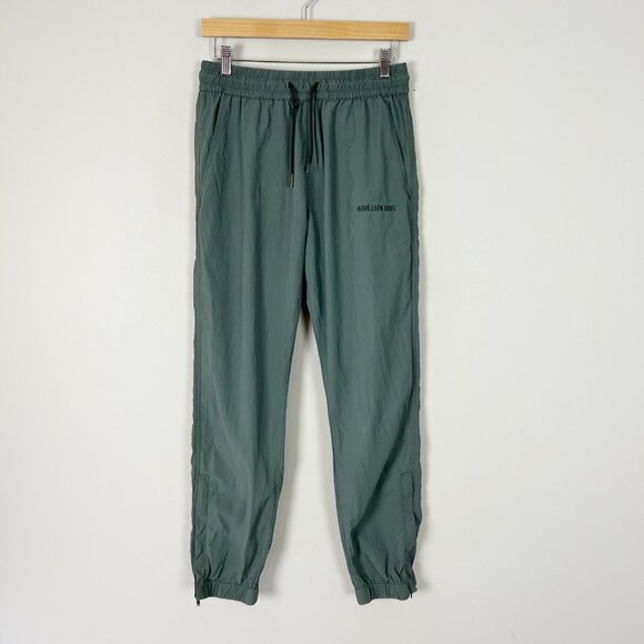 Aime Leon Dore Port Logo Nylon Pants Track Jogger Green Size Small Men's - Picture 1 of 5